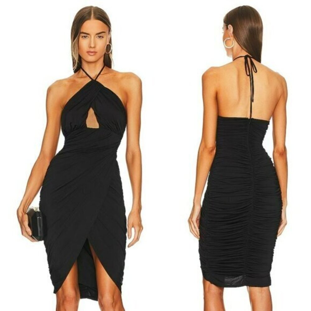 Michael Costello xREVOLVE Haruka Midi Dress - Black